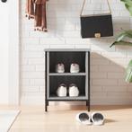 vidaXL Schoenenkast 38x35x50 cm bewerkt hout grijs sonoma, Huis en Inrichting, Verzenden, Nieuw