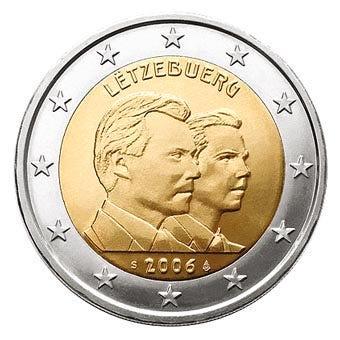 Luxemburg 2 Euro Guillaume/Henri 2006, Postzegels en Munten, Munten | Europa | Euromunten, Verzenden