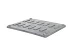 Deksel voor palletbox CB3 1200x1000xH82mm lichtgrijs, Ophalen of Verzenden, Nieuw
