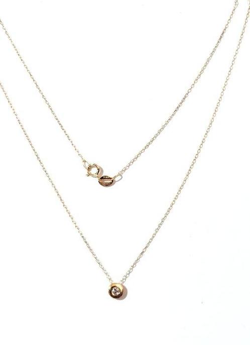 Zonder Minimumprijs - Ketting met hanger - 18 karaat Geel, Sieraden, Tassen en Uiterlijk, Antieke sieraden