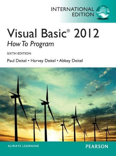 Visual Basic 2012 How to Program  International Edition, Boeken, Studieboeken en Cursussen, Verzenden