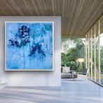 LauCa Art - THAWING BLUE SILENCE (XXL) Acrylic on canvas -