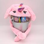 Miss Bucket -  Eenhoorn beweegbare muts — Roze, Verzenden, Nieuw