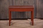 Vintage tafel | Oude eettafel bruin | Brocante eetkamertafe