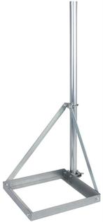 WL4 MT10 verplaatsbare mast 1 meter met ballastvoet voor, Ophalen of Verzenden, Nieuw