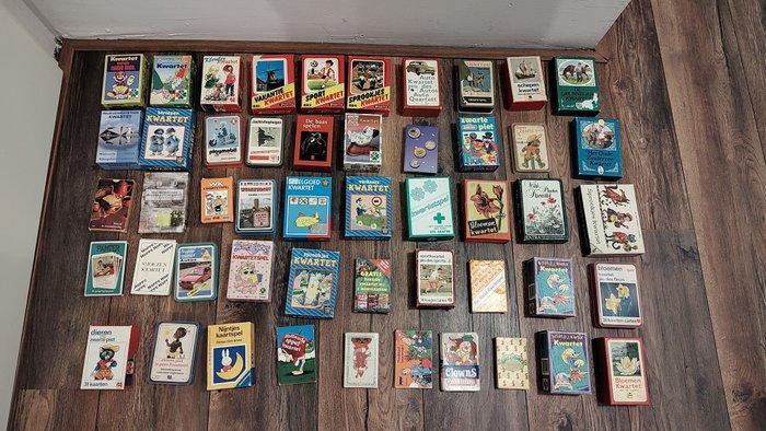 Collectie vintage kwartetspellen - Kaartspel - Nederland, Antiek en Kunst, Antiek | Overige Antiek