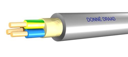 Donné Installatiekabel - YMvK Dca 2x1,5 mm2 - Snijlengte per, Doe-het-zelf en Verbouw, Elektra en Kabels, Nieuw, Ophalen of Verzenden