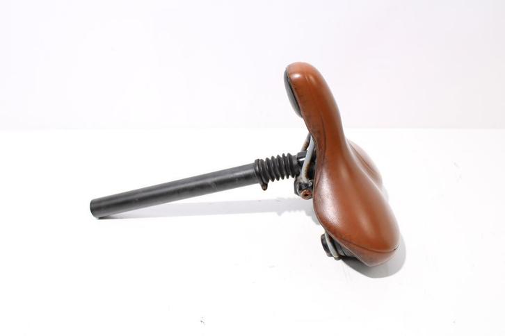 Selle Royal gel zadel | Verende zadelpen 27,2mm | bruin, Fietsen en Brommers, Fietsonderdelen, Zadel, Gebruikt