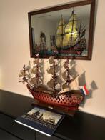 1:48 - Modelschip (3) - De Zeven Provinciën scheepsmodel met, Nieuw