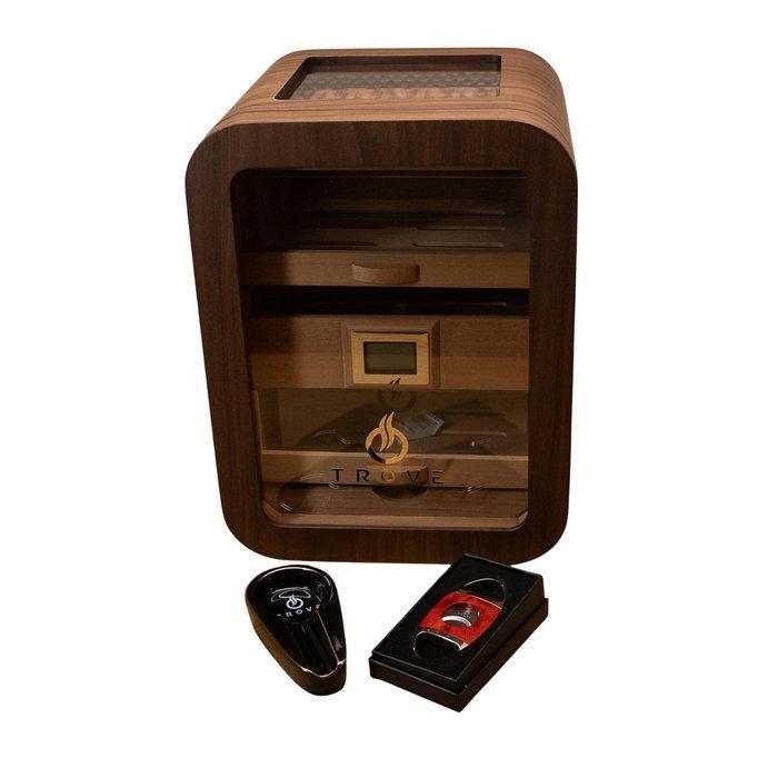 Trove - Humidor (3) - Cubana - cedar - Sigaren Kist met, Verzamelen, Rookartikelen, Aanstekers en Luciferdoosjes