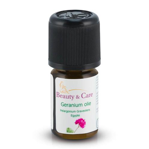 Beauty & Care Geranium olie 5 ml.  new, Sport en Fitness, Gezondheidsproducten en Wellness, Nieuw, Ophalen of Verzenden