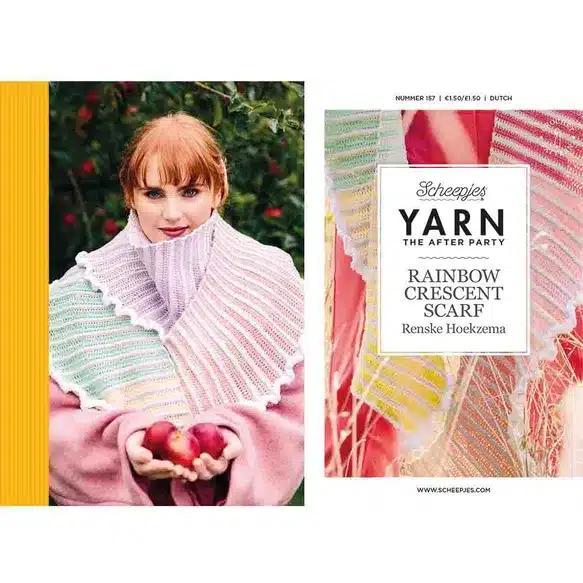 Yarn - The After Party nr. 157 Rainbow Crescent Scarf, Hobby en Vrije tijd, Breien en Haken, Nieuw, Verzenden