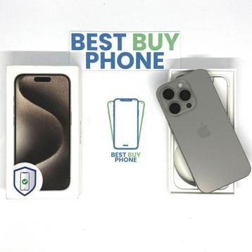 iPhone 15 Pro 128GB naturel /zeer net /90% batt /garantie beschikbaar voor biedingen