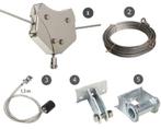 Professionele complete kabelbaan /tokkelbaan set tot 60 mtr.