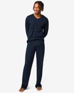 HEMA Heren pyjama donkerblauw, Kleding | Heren, Verzenden, Nieuw