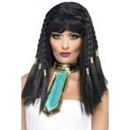 Cleopatra pruik met 3 vlechten - Damespruiken, Nieuw, Verzenden