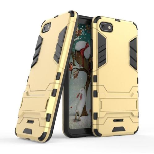 iPhone 8 Plus - Robotic Armor Case Cover Cas TPU Hoesje Goud, Telecommunicatie, Mobiele telefoons | Hoesjes en Frontjes | Apple iPhone
