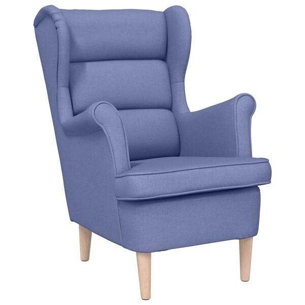 Fauteuil jeansblauw 74x84x100 | Retourdeal 47% Korting, Huis en Inrichting, Fauteuils, 75 tot 100 cm, Minder dan 75 cm, Nieuw