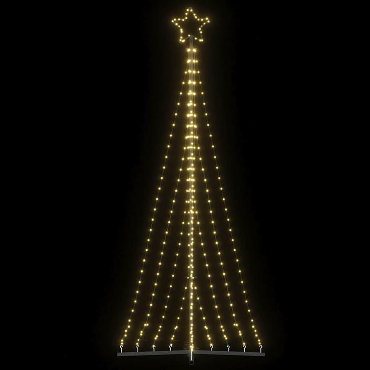 vidaXL LED-kerstboom 447 LEDs warm wit 250 cm, Diversen, Kerst, Nieuw, Verzenden