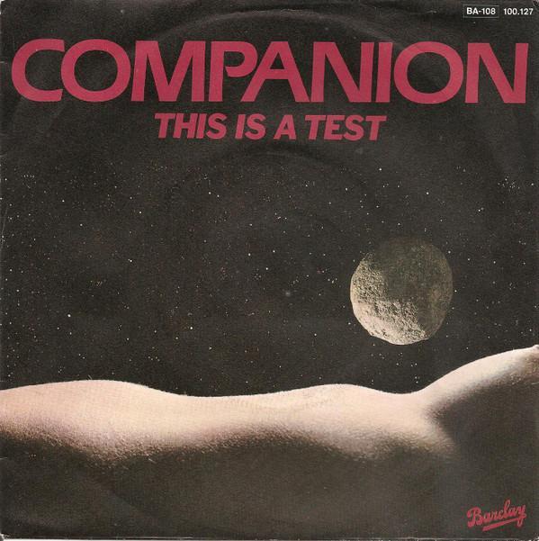 Companion - This Is A Test, Cd's en Dvd's, Vinyl | Pop, Gebruikt, Ophalen of Verzenden