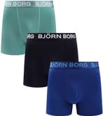 Bjorn Borg Boxers Microfiber 3Pack Multicolour maat M Heren, Verzenden, Blauw, Bjorn Borg, Boxer