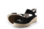 Dolcis Sandalen in maat 38 Zwart, Dolcis, Verzenden, Zwart, Sandalen of Muiltjes