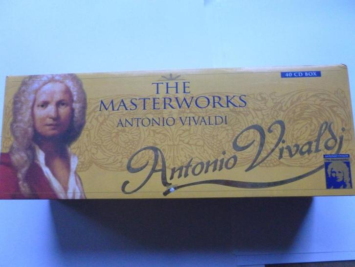 Vivaldi - The Masterworks (40 CD Box), Cd's en Dvd's, Cd's | Klassiek, Zo goed als nieuw, Verzenden