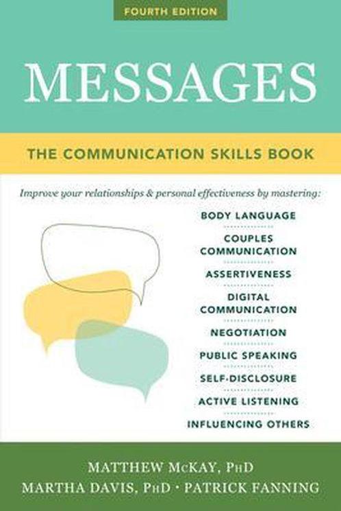 9781684031719 Messages Matthew Mckay, Boeken, Studieboeken en Cursussen, Nieuw, Verzenden