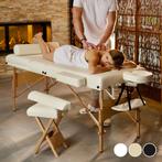 3-zones massagetafel-set met 10cm matras en houten frame - b