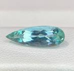 1 pcs Blauw, Groen Aquamarijn - 2.25 ct - Gemological, Sieraden, Tassen en Uiterlijk, Edelstenen, Nieuw