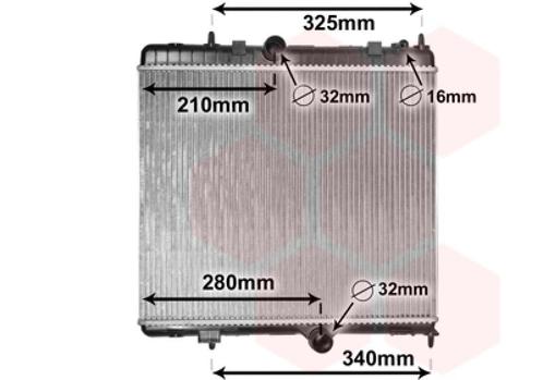 RADIATOR VOOR CITROEN DS5 2011-2015, Auto-onderdelen, Airco en Verwarming, Nieuw, Ophalen of Verzenden