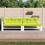 vidaXL Palletkussens 5 st stof heldergroen, Verzenden, Nieuw, Groen