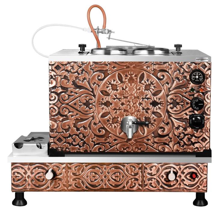 GGM Gastro | Gas & Elektrische koperen theemaker - 770mm - |, Huis en Inrichting, Keuken | Servies, Effen, Nieuw, Kop(pen) en/of Schotel(s)