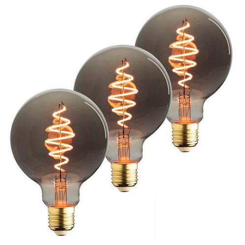 Set van 3 LED lampen E27 | 3-staps dimbaar | 6 watt | 1800K, Huis en Inrichting, Lampen | Losse lampen, Overige typen, Nieuw, E27 (groot)