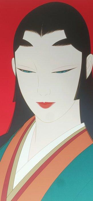 Oichi no Kata - Japanse print, gesigneerd, gedateerd. -, Antiek en Kunst, Antiek | Overige Antiek