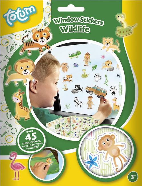Raamstickers Jungle Dieren, Hobby en Vrije tijd, Feestartikelen, Nieuw, Verzenden