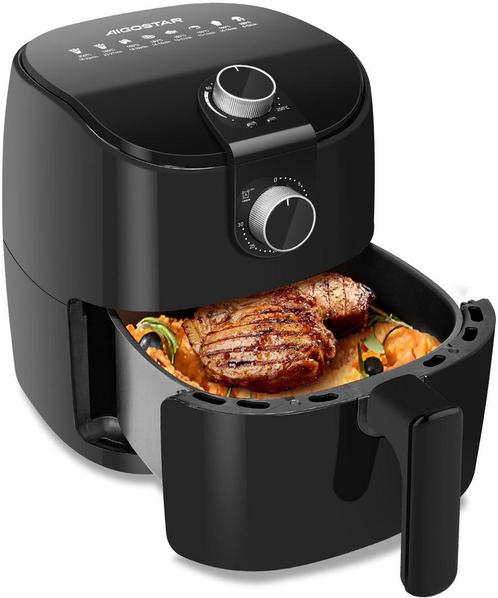 Aigostar Airfryer - Heteluchtfriteuse 4 liter - 1500W Zwart, Witgoed en Apparatuur, Overige Witgoed en Apparatuur, Nieuw, Verzenden