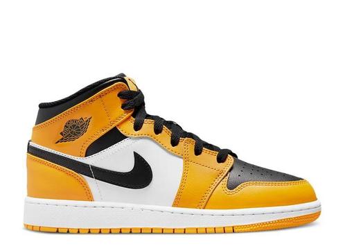 Air Jordan 1 Mid Reverse Yellow Toe / Taxi (GS) (2022) | Nie, Kleding | Heren, Schoenen, Nieuw, Ophalen of Verzenden