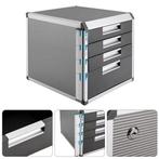 4-Laags Desktop Bestandsorganizer met Slot –Voor Kantoor en, Huis en Inrichting, Kasten | Computermeubels, Verzenden, Nieuw