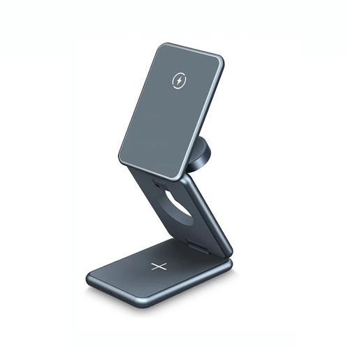 DrPhone ChargePro - Magnetische 3 In 1 Opvouwbare Draadloze, Computers en Software, Dockingstations, Verzenden