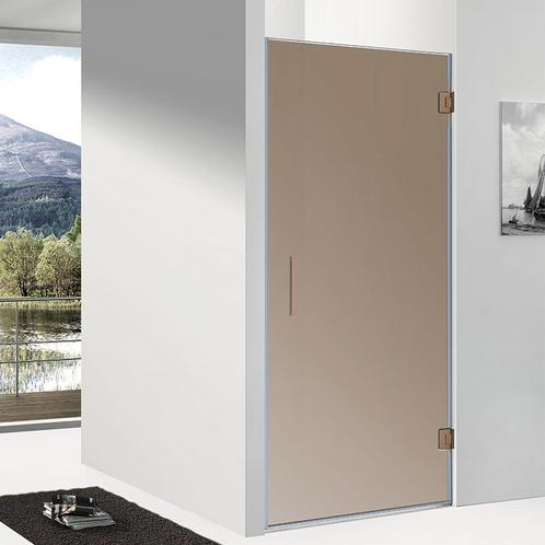 Sani Royal Douchedeur Bronsglas Nano Clean Zonder Profiel, Doe-het-zelf en Verbouw, Sanitair