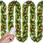 Kerstguirlande , slinger, kerstslinger 5mtr 80xLED -in/ou..., Diversen, Kerst, Verzenden, Nieuw