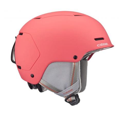 Skihelm Cébé Bow (Full Salmon Matte) kind, Fietsen en Brommers, Brommerhelmen
