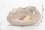 Massieve schaal NATURE ROOT 40cm natuurlijk teakwortelhout -, Huis en Inrichting, Woonaccessoires | Vazen, Ophalen of Verzenden