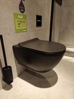 Showmodel wandcloset hangend toilet mat zwart - 0027, Ophalen, Nieuw, Toilet