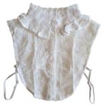 SALE!! Los blouse kraagje - gebroken wit met kant, Kleding | Dames, Blouses en Tunieken, Nieuw, Maat 38/40 (M), Wit, Losse Blouse Kraagjes