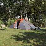 vidaXL Tent met dak Other Grijs en Oranje en Zwart 510 x 240, Caravans en Kamperen, Tenten, Verzenden, Nieuw