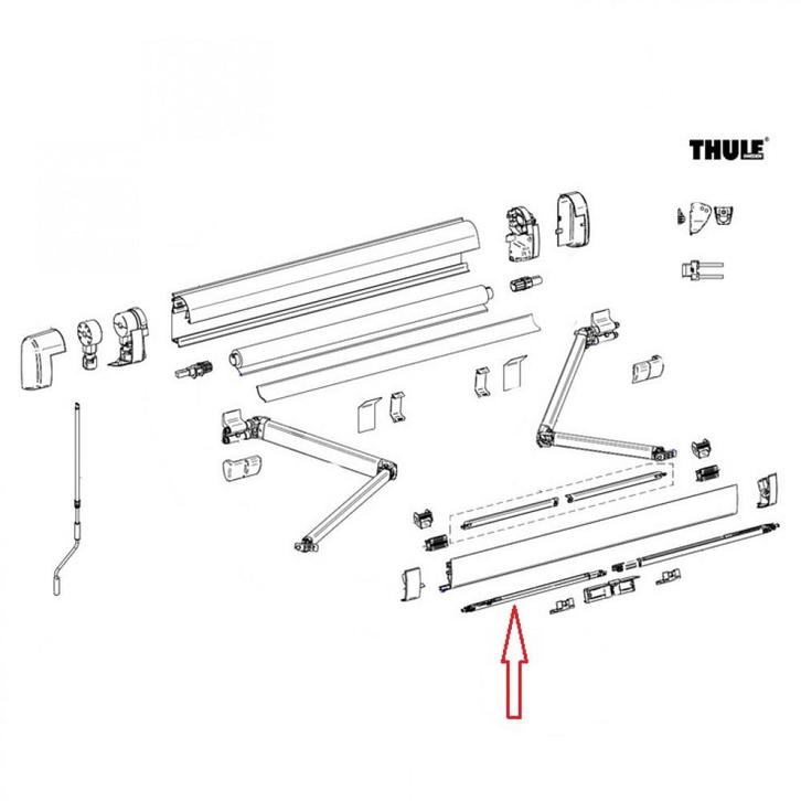 Thule Support Arm 5200 3.00, Caravans en Kamperen, Voortenten en Luifels, Ophalen of Verzenden