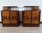 Venetiaanse Art Deco nachtkastjes  Gull Wings  1940