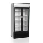 Displaykoeler| Glazen deur | Zwart HorecaTraders, Verzenden, Nieuw in verpakking